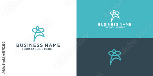 People vector template logo icon