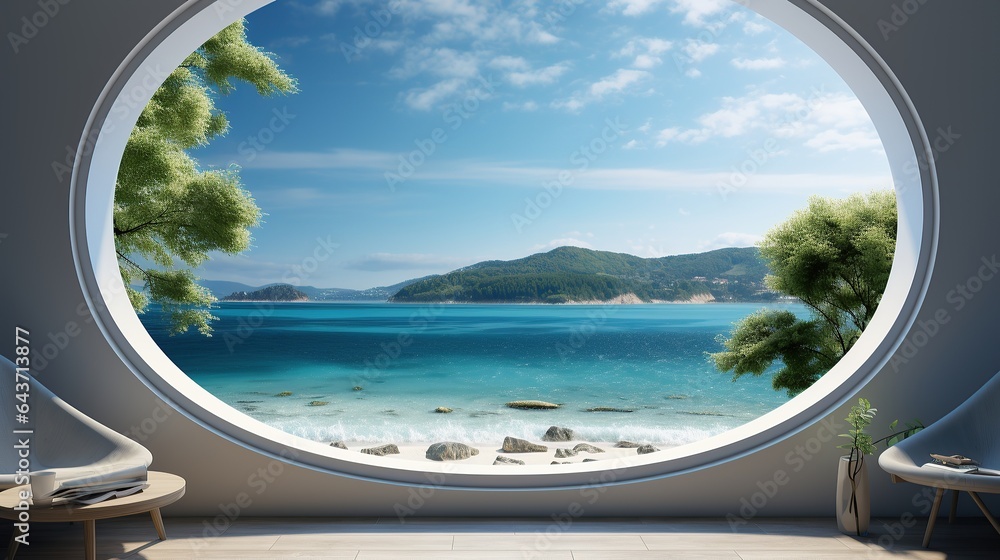 Sea view luxury modern beach house