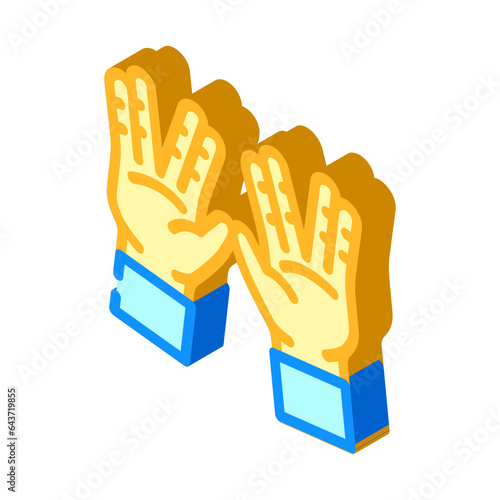 jewish prayer gesture isometric icon vector. jewish prayer gesture sign. isolated symbol illustration