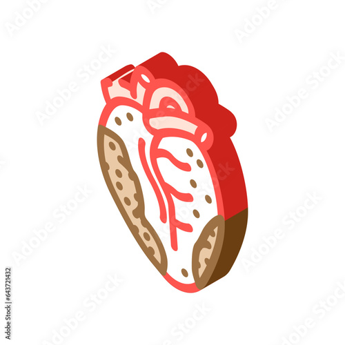 cancer nicotine isometric icon vector. cancer nicotine sign. isolated symbol illustration