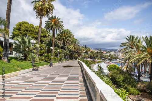 Passeggiata dell'Imperatrice in Sanremo, Italy