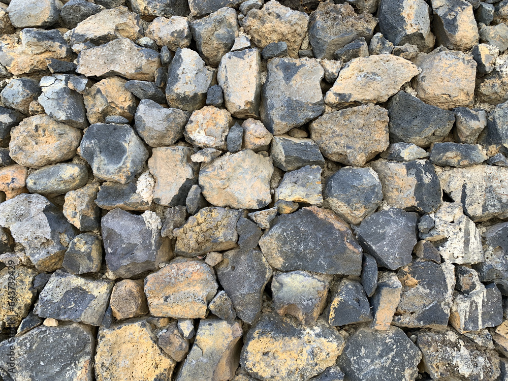 wall of large gray stones close-up, background, texture wall of large gray stones close-up, background, texture