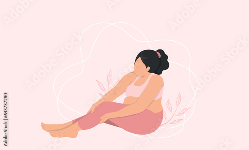 Pregnant woman with leg pain during pregnancy