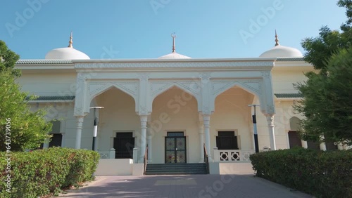 Al Wakra Grand Mosque. Hamza bin Abdul Muttalib mosque is one of architectural symbols of city of Al Wakra in Qatar, Middle East photo