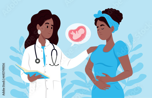 World premature day of infants. An obstetrician-gynecologist supports a woman who has lost a child
