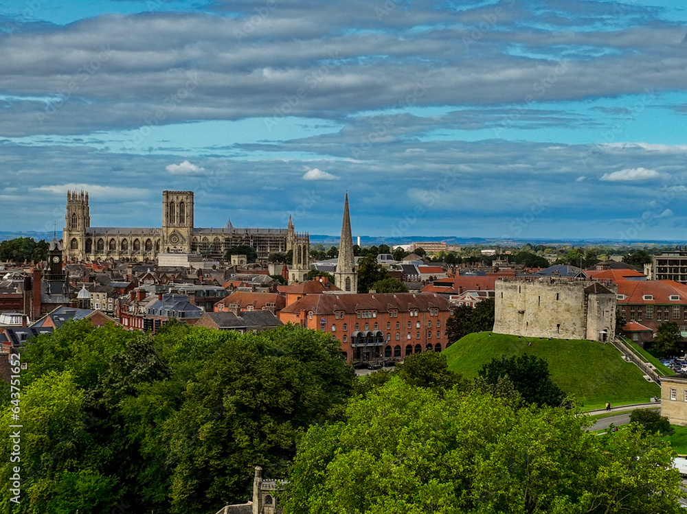 Clifford’s Tower and York Minster