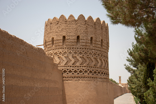 watchtower in Dowlatabad Garden in yazd, iran