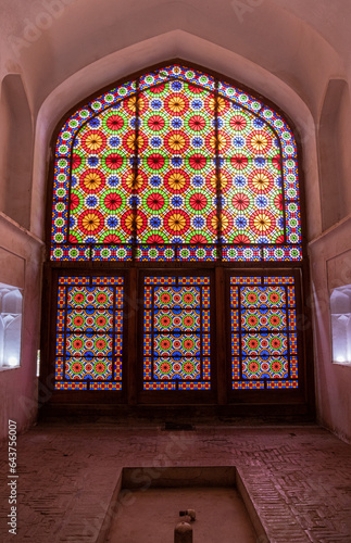 interior of Dowlatabad Garden in yazd, iran