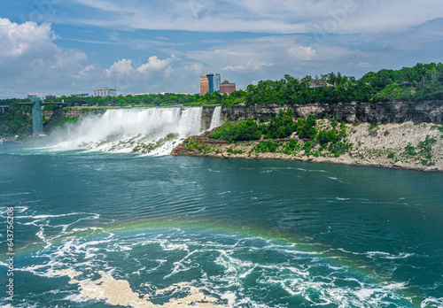 Fotografie Niagara Falls Observation Point Panoramic View of the Niagara Falls Gorge