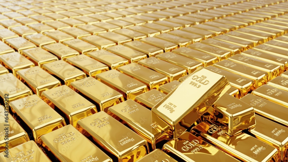 stack of gold bars showing, showing wealth and richness stack of gold bars showing, showing wealth and richness