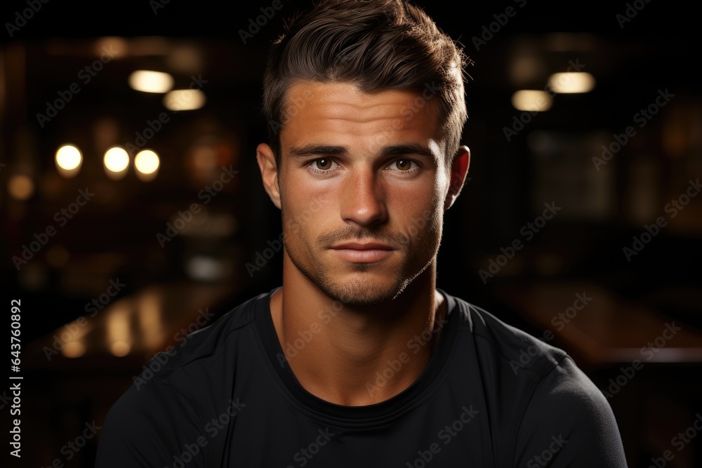 Fototapeta premium Sports portrait During training