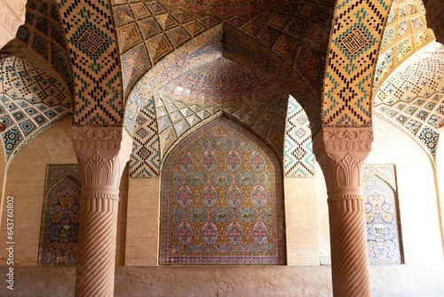  Interior of Nasir al Molk mosque photo