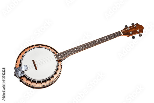 Banjo with a Transparent Background. AI