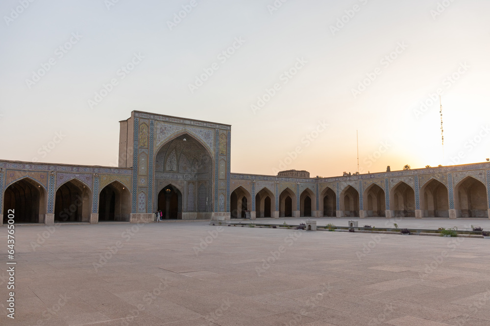 exterior of the Vakil Mosque