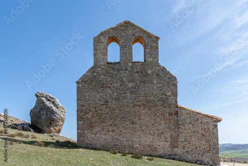 Romanesque hermitage of San Miguel in Gormaz, Soria, Castilla y León, Spain