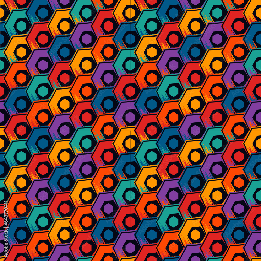 Paint brush hexagons. Hand drawn honeycombs background. Hexahedrons wallpaper. Hives motif. Geometric backdrop. Ethnic digital paper. Web designing. Textile print. Seamless pattern Paint brush hexagons. Hand drawn honeycombs background. Hexahedrons wallpaper. Hives motif. Geometric backdrop. Ethnic digital paper. Web designing. Textile print. Seamless pattern