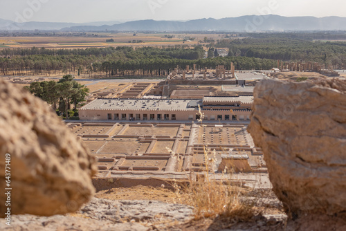 A general view of the ruins at Persepolis photo