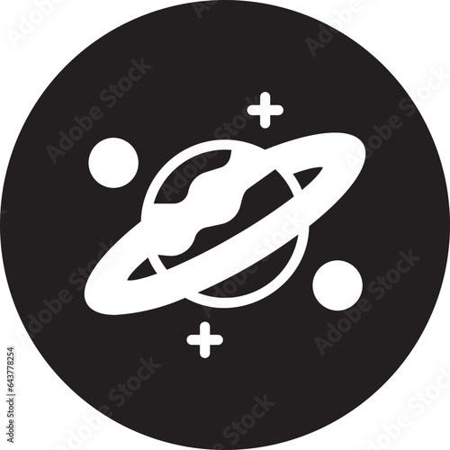saturn glyph icon