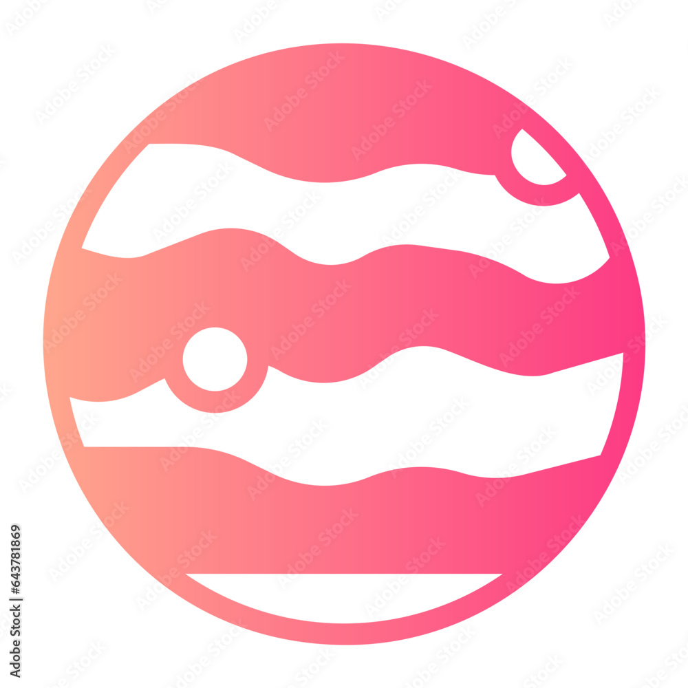 jupiter gradient icon jupiter gradient icon