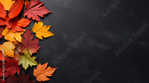 autumn leaves on the ground, IA generativa