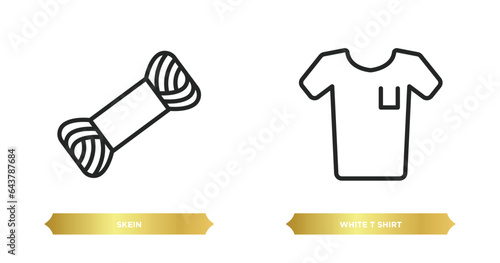 Tablou pe pânză two editable outline icons from fashion concept