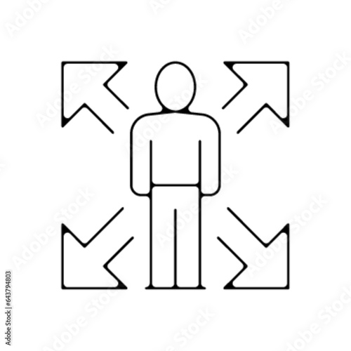Picto pictogramme symbole profil cv