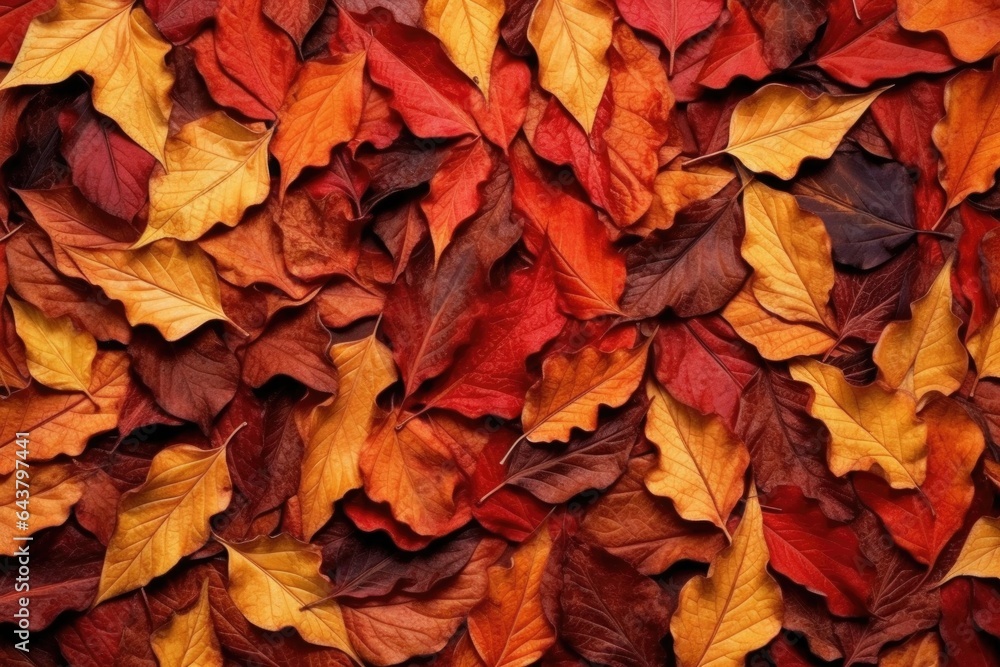 fallen leaves arranged into a creative pattern fallen leaves arranged into a creative pattern