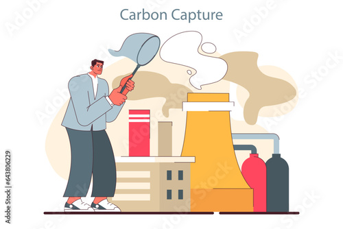 Carbon capture. Pollution control. Environment protection and reduction