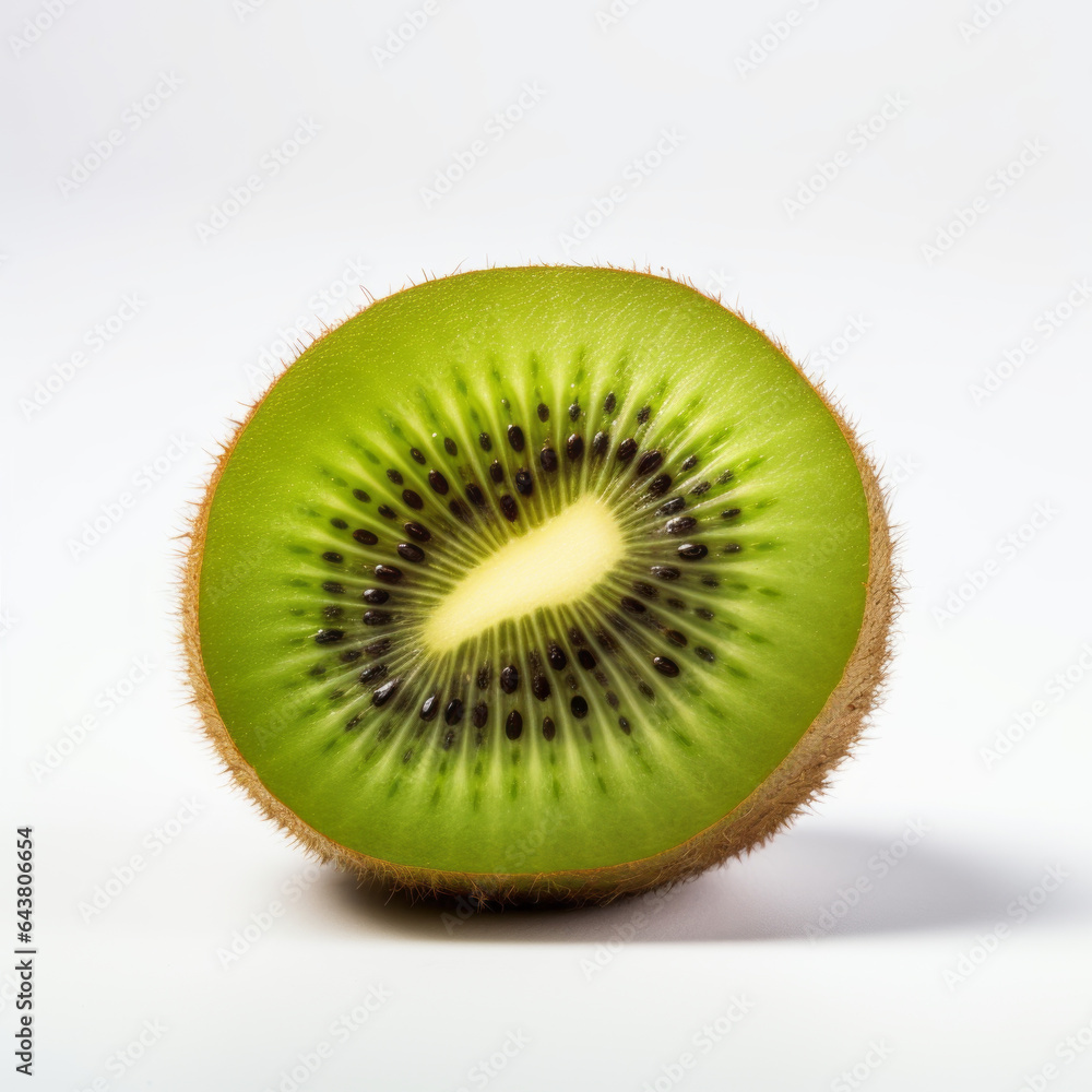 Photo of Kiwi isolated on a white background Photo of Kiwi isolated on a white background