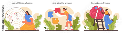Critical thinking skill set. Strategic decision-making, brainstorming