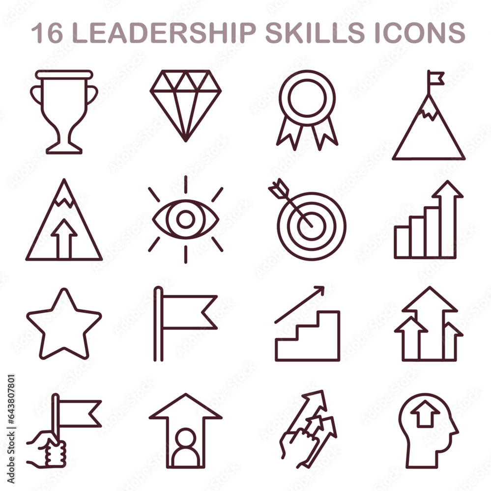 Leadership skills set. Top manager soft skills and professional qualities Leadership skills set. Top manager soft skills and professional qualities