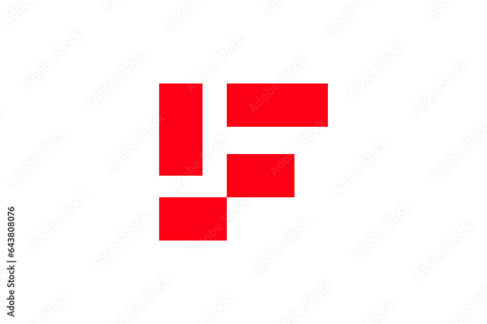 Obraz premium letter LF logo vector sign template 