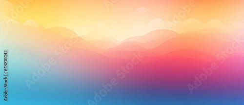 Kolorowe gradientowe tło - abstrakcja. Kolory tęczy. Fale w różnych odcieniach. wzniesienia.