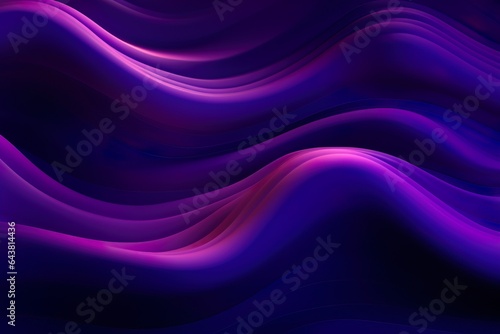Abstract purple Background, Color Design with Vector Ripples on a Dark Background | Generative AI
