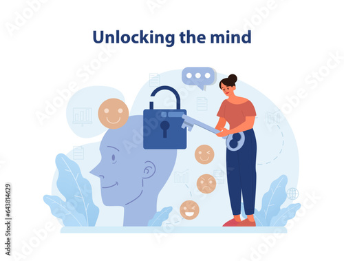 Unlocking the mind. Mental and psychological phenomenon or condition.