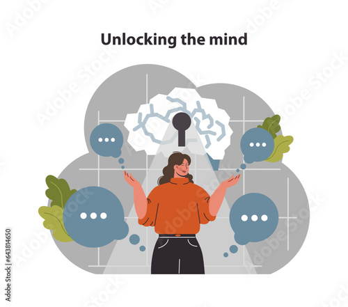 Unlocking the mind. Mental and psychological phenomenon or condition.