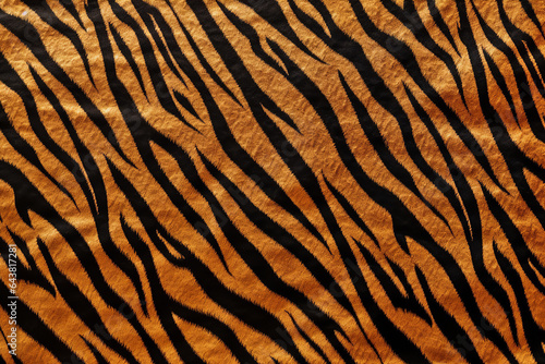 Background with a pattern of tiger stripes  tiger color. Tiger skin background or texture.