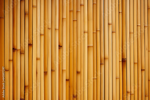 Bamboo wall texture  real natural pattern as background