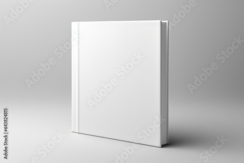 Book with a plain cover. Mockup, blank for the designer. copy space for text