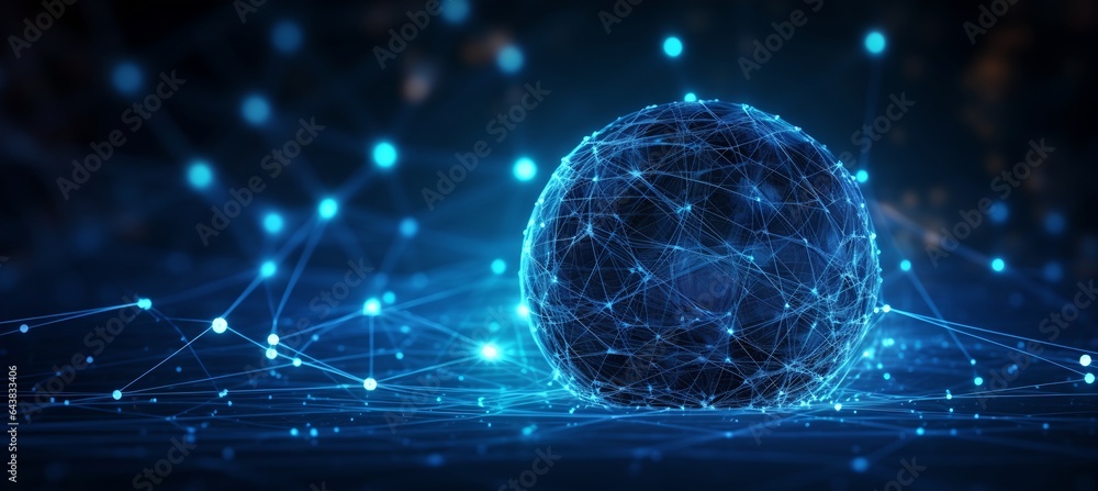 Obraz premium Technological concept, generative AI