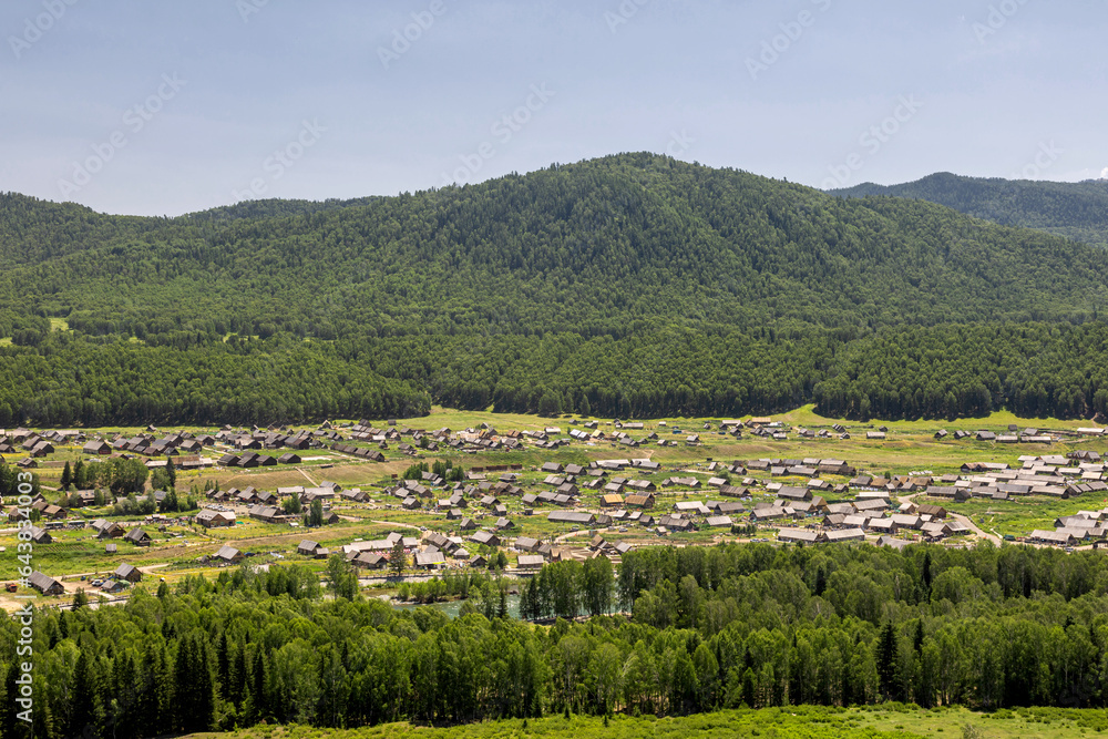 Hemu Village by Kanas Lake, Xinjiang