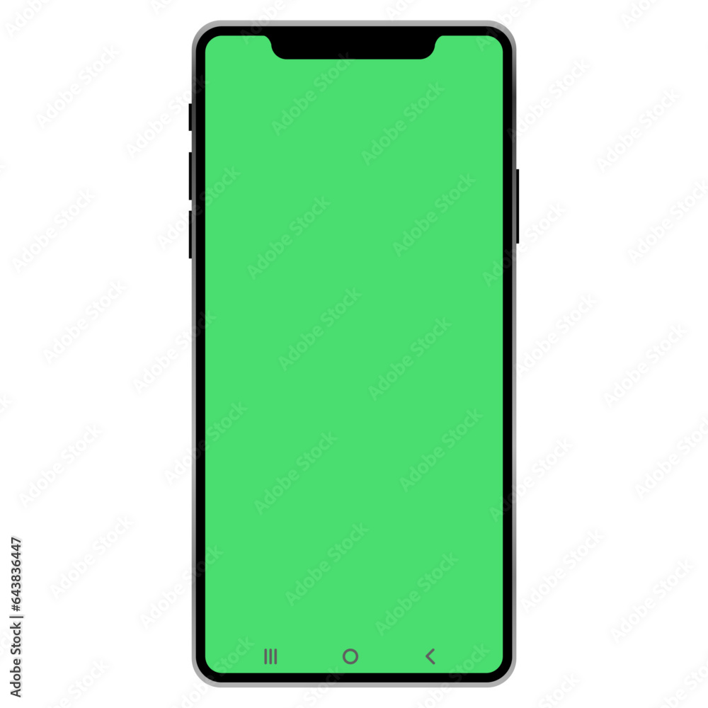 Celular em Visão frontal