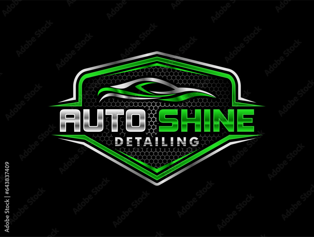 car detailing service logo emblem design template shiny car polish car detailing service logo emblem design template shiny car polish