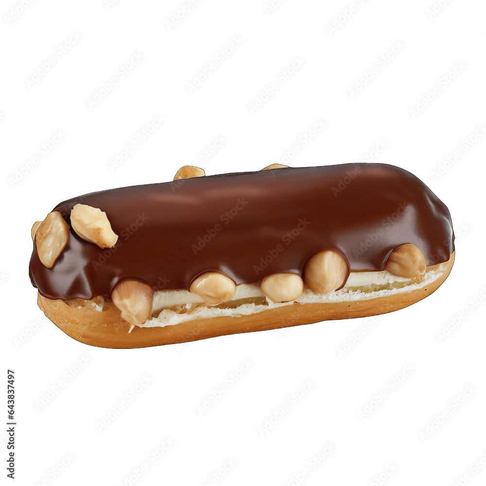 Chocolate Bar Cake Elegance Unveiled, Generative AI