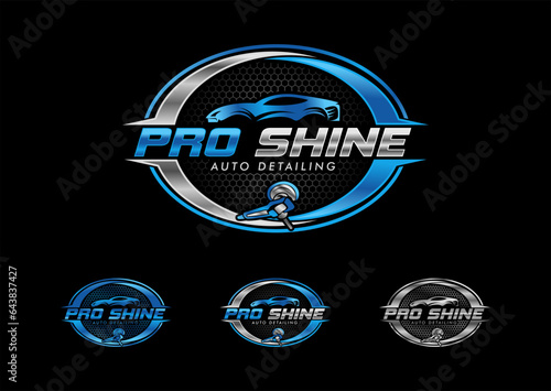 auto body shop logo template paint and body repair