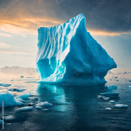 melting of iceberg in polar regions