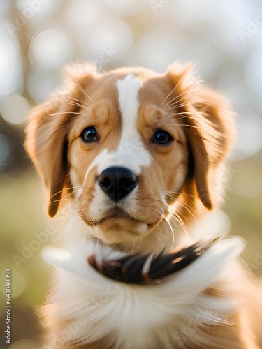 portrait of a cute dog