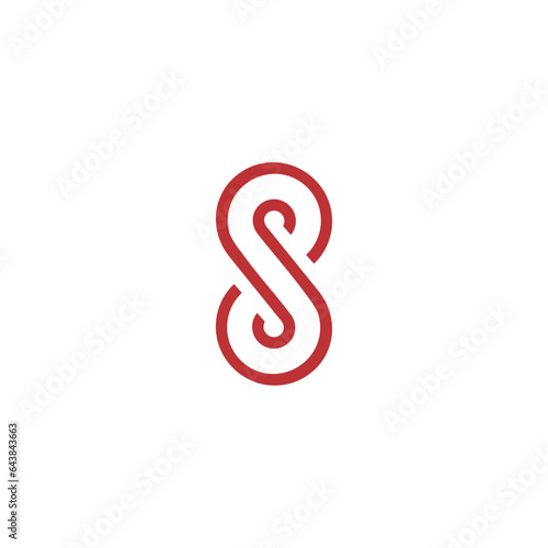 ss modern logo/symbol in circular shape