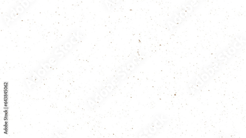 Brown grainy texture isolated on white background. Dust overlay. Dark noise granules. Vector design elements, illustration,
