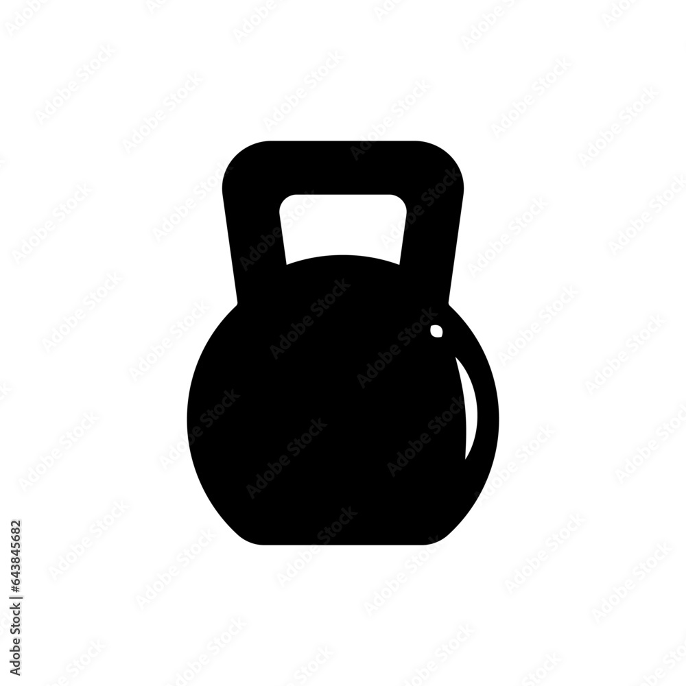 Fototapeta premium Kettle Bell icon vector design templates simple and modern
